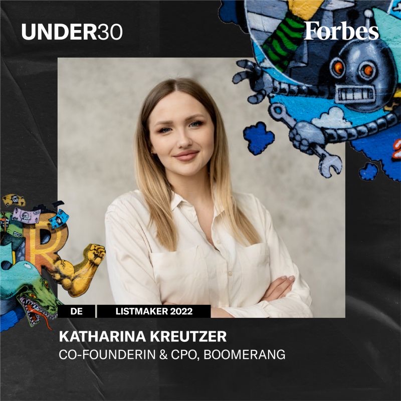 Forbes 30 Under 30 – Katharina Kreutzer